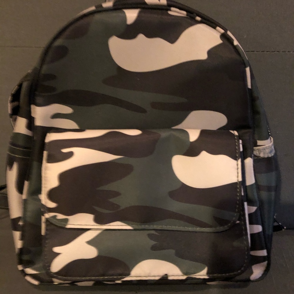 Forever 21 Camo Army Print Mini Bookbag